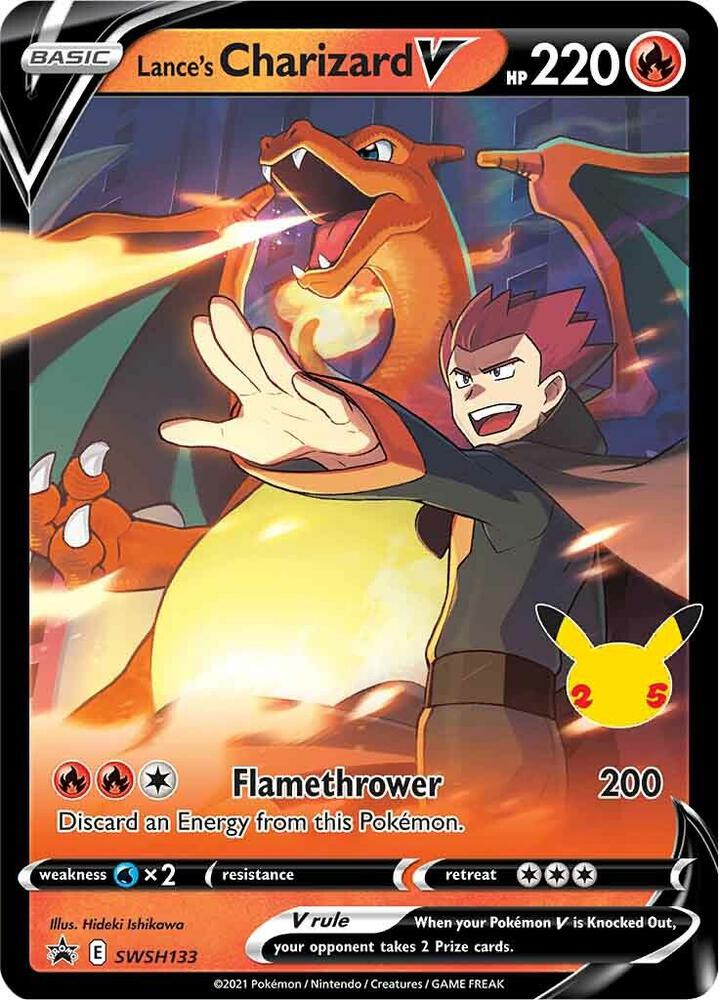 Lance's Charizard V | SWSH133 | Sword & Shield Promo