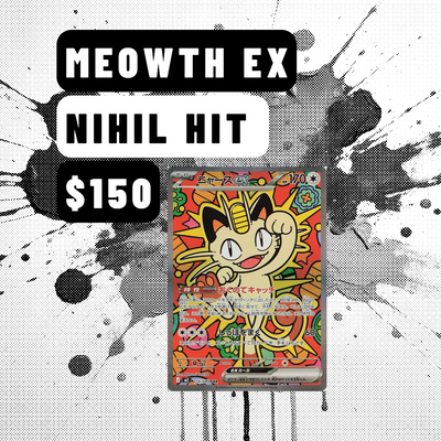 Meowth ex SAR 114/080 – Nihil Zero Japanese Pokémon Card
