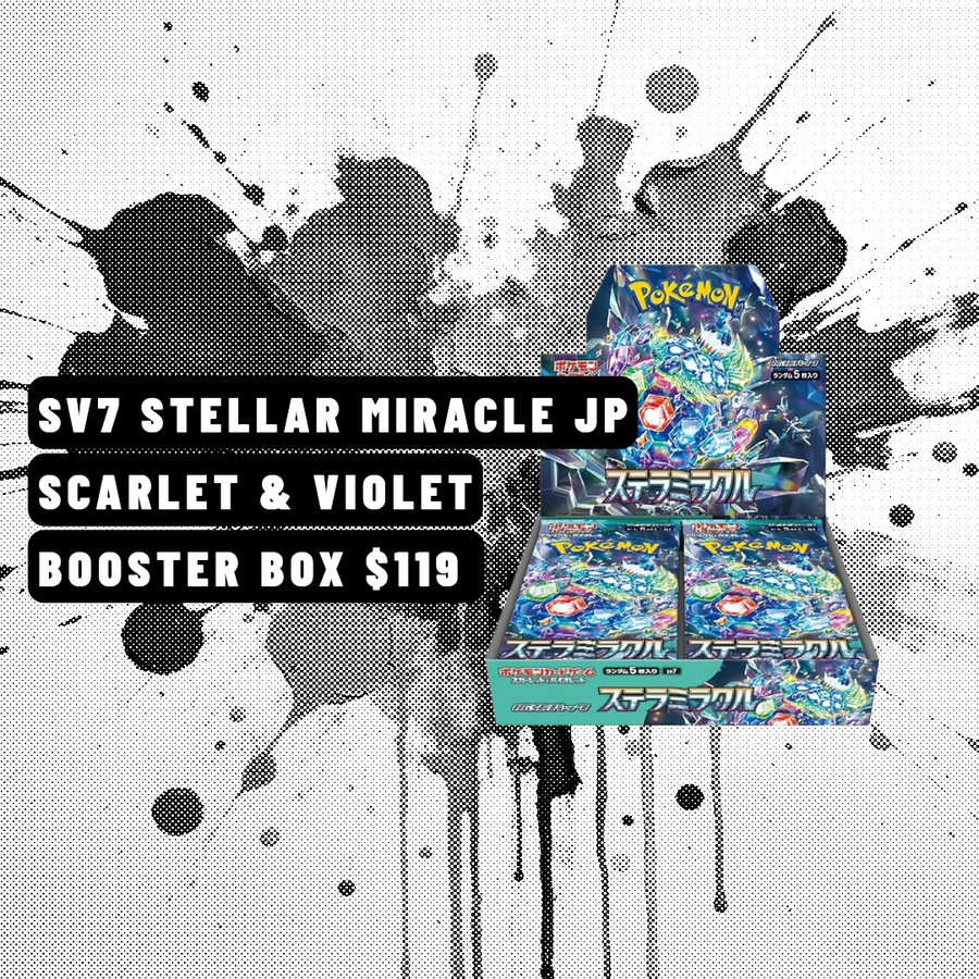 Japanese Pokémon Stellar Miracle Booster Box SV7 (Factory Sealed - Shrink)