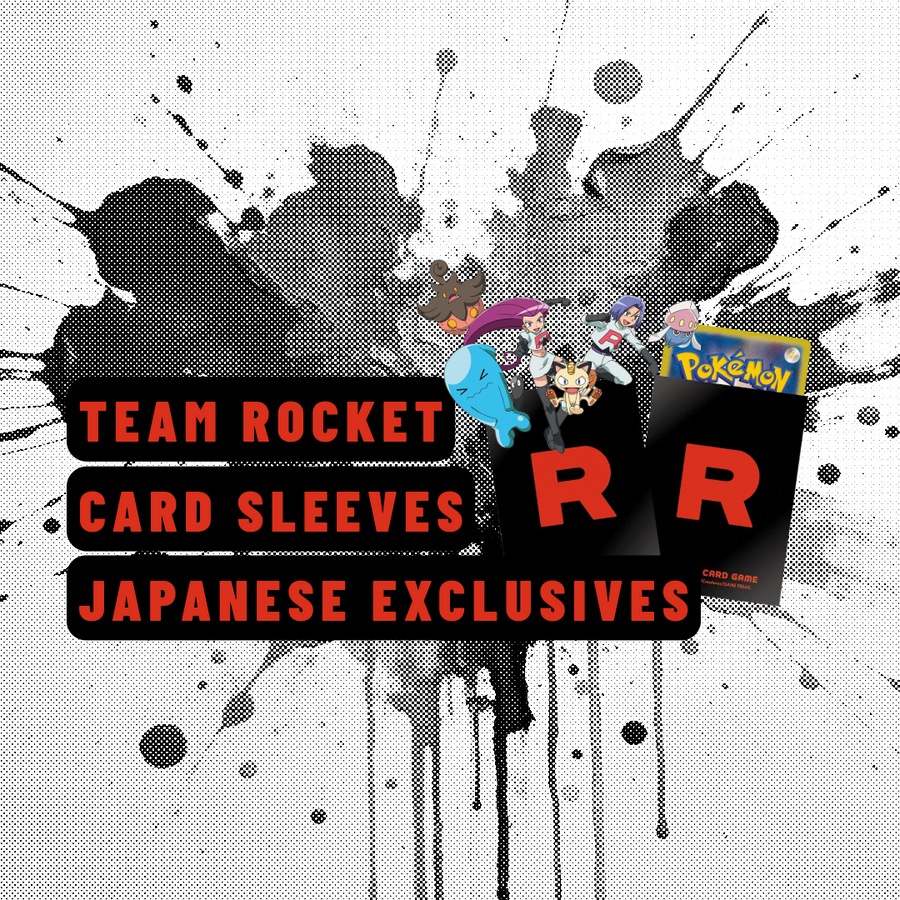 Japanese Team Rocket Pokémon Card Sleeves – Official Japan Exclusive