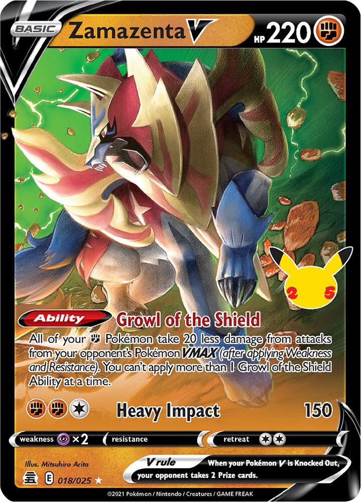 Zamazenta V | 018/025 | Celebrations