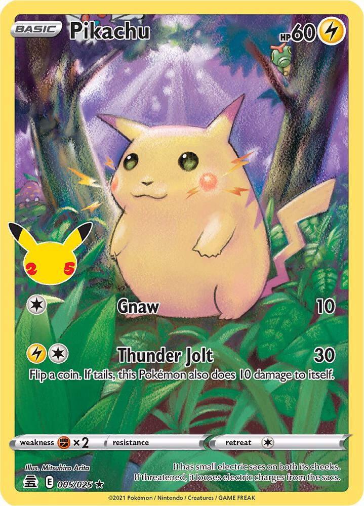 Pikachu | 005/025 | Celebrations
