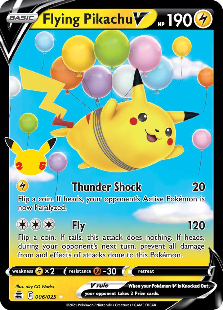Flying Pikachu V | 006/025 | Celebrations