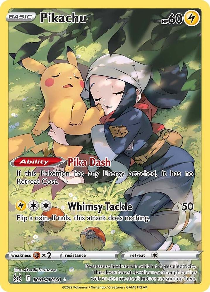 Pikachu | TG05/TG30 | Lost Origin Trainer Gallery