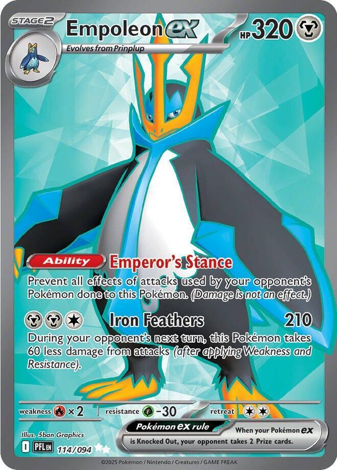 Empoleon ex | 114/094 | Phantasmal Flames