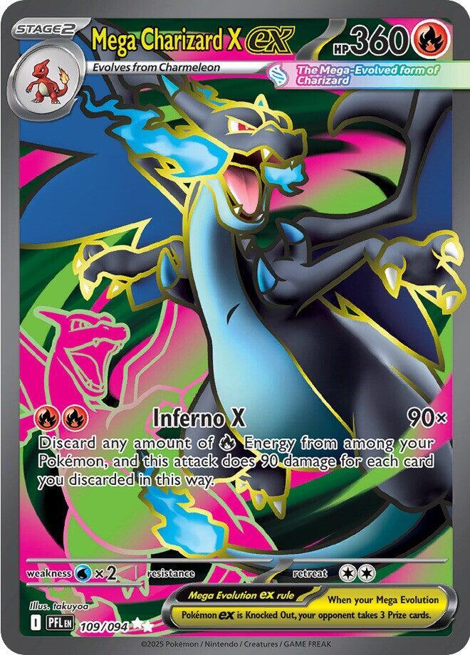 Mega Charizard X ex | 109/094 | Phantasmal Flames