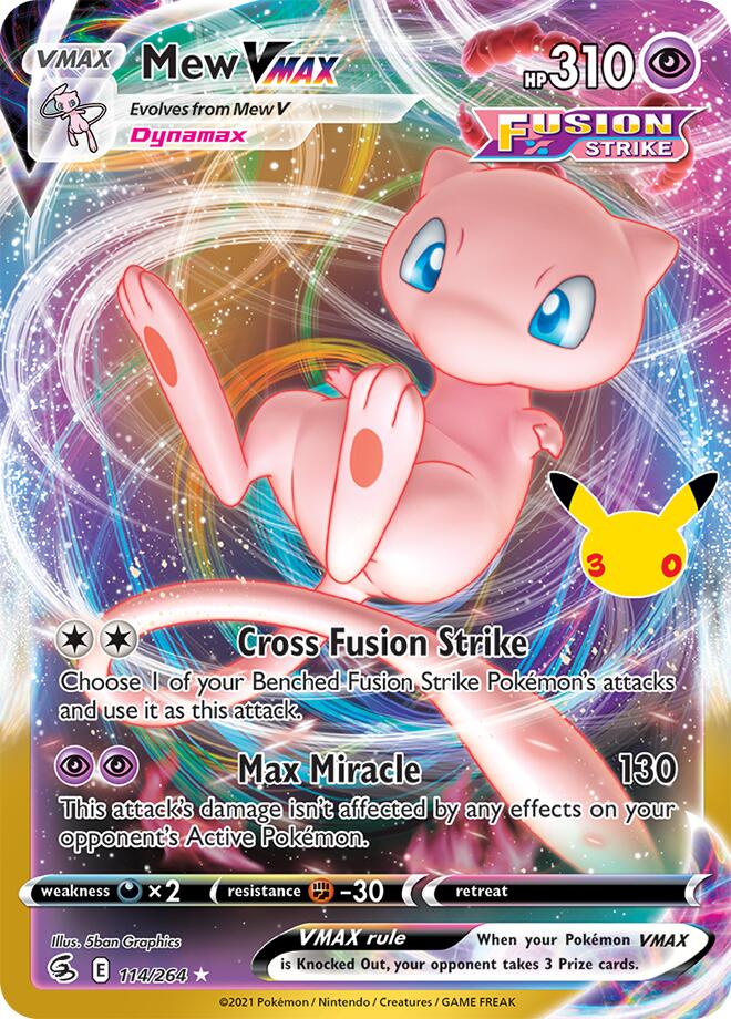 Mew VMAX | 114/264 | 30th Celebration: Classic Collection