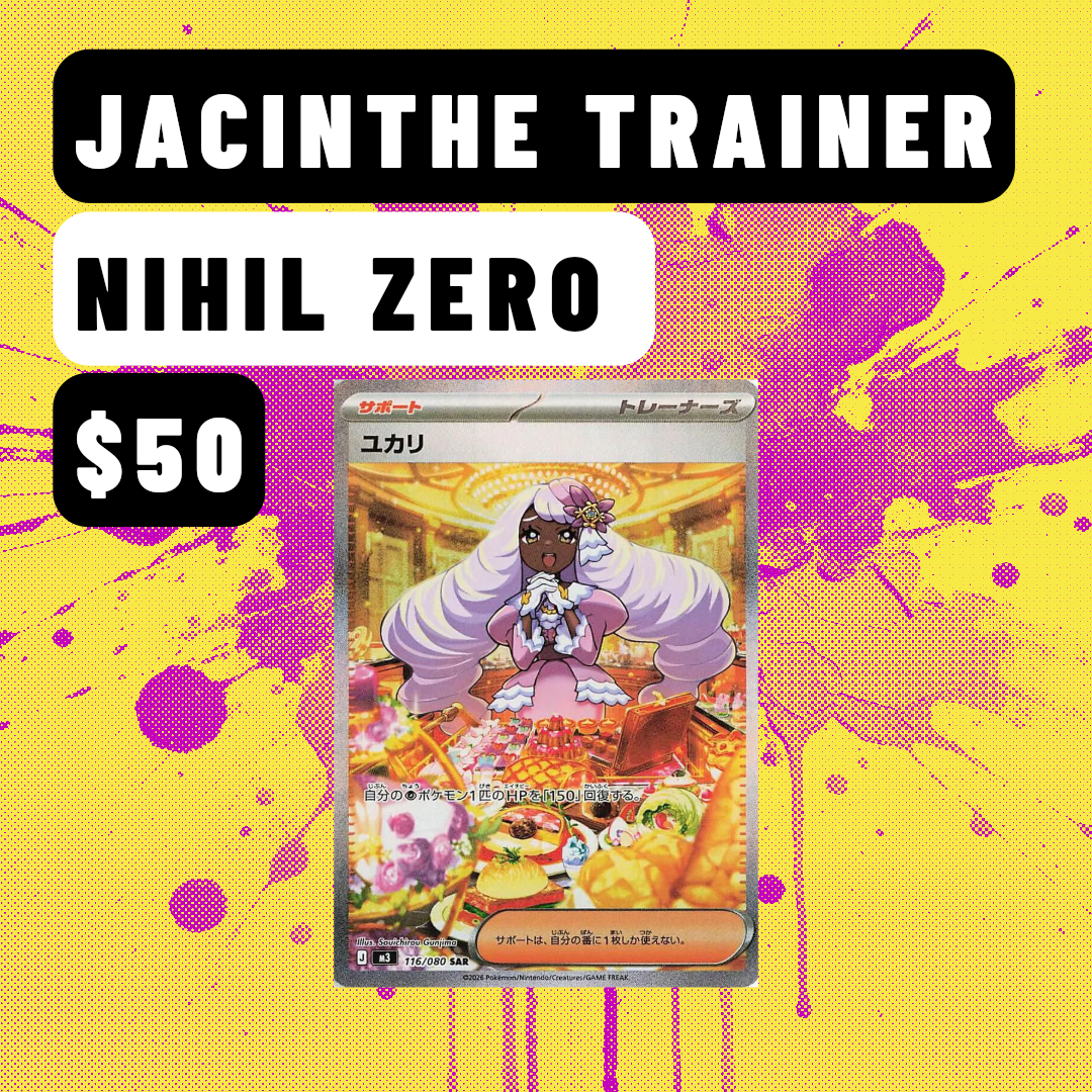 Jacinthe Trainer SAR 116/080 – Nihil Zero Japanese Pokémon Card