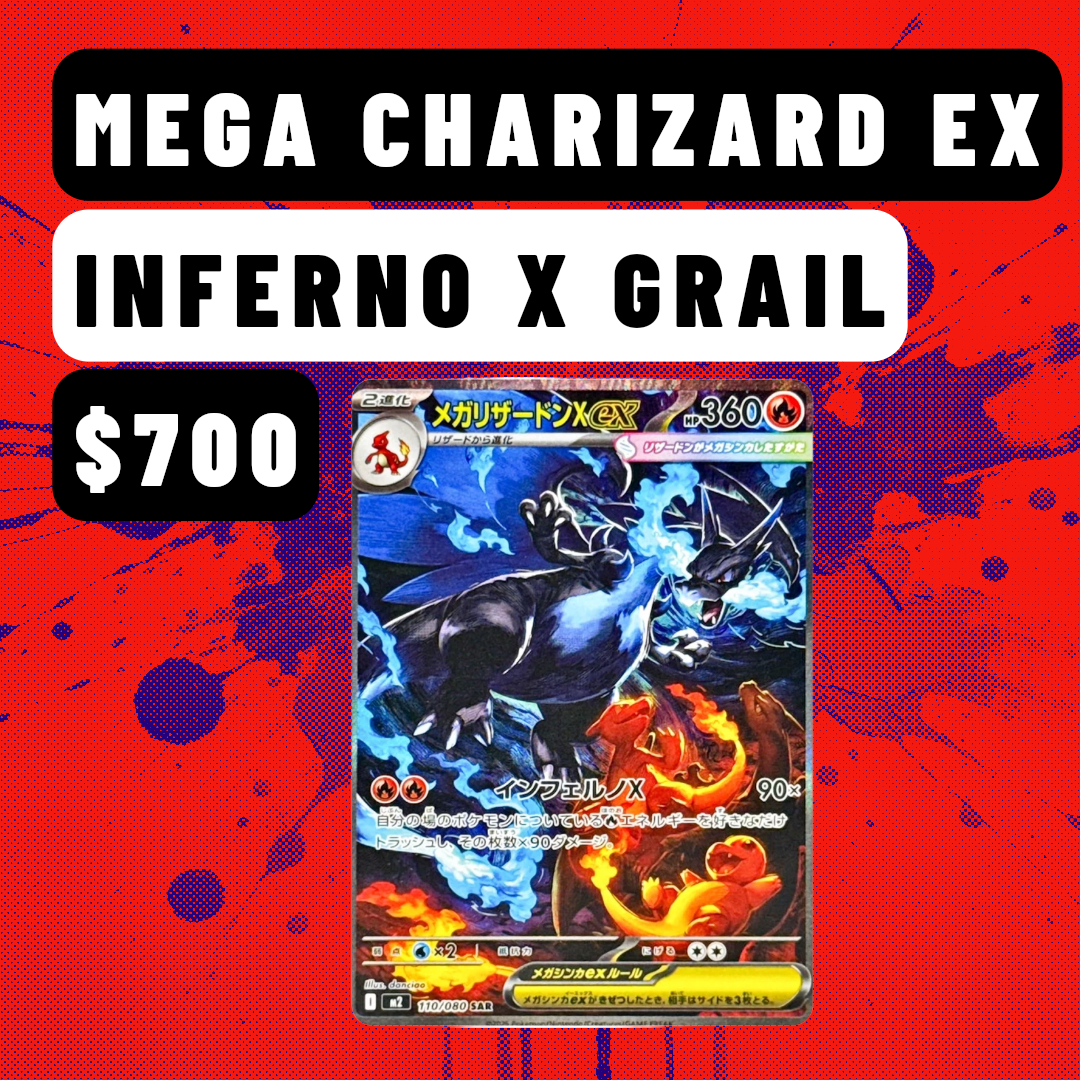 Mega Charizard X ex SAR 110/080 — Japanese Pokémon Card | Secret Rare