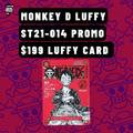 One Piece Monkey D. Luffy ST21-014 Promo Card (Japanese) — Magazine Exclusive