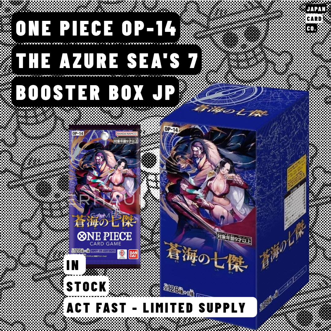 One Piece OP-14 The Azure Sea’s Seven Japanese Booster Box