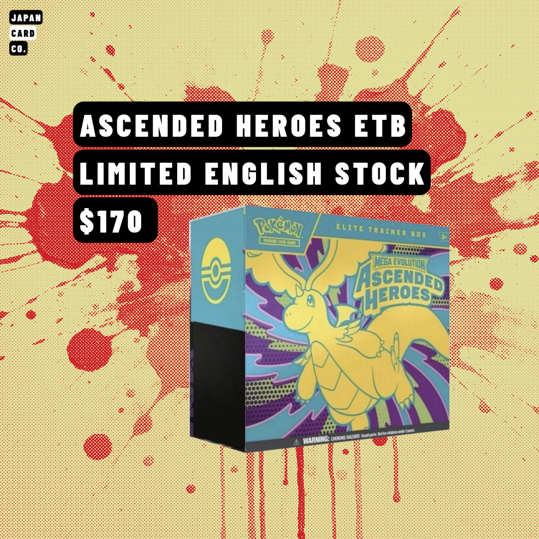 Pokémon TCG Ascended Heroes Elite Trainer Box (ETB) – English | Limited Stock