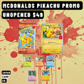 McDonald’s Pikachu Promo Pack 2025 (Japanese) – Unopened Sealed | Pokémon TCG Japan Exclusive