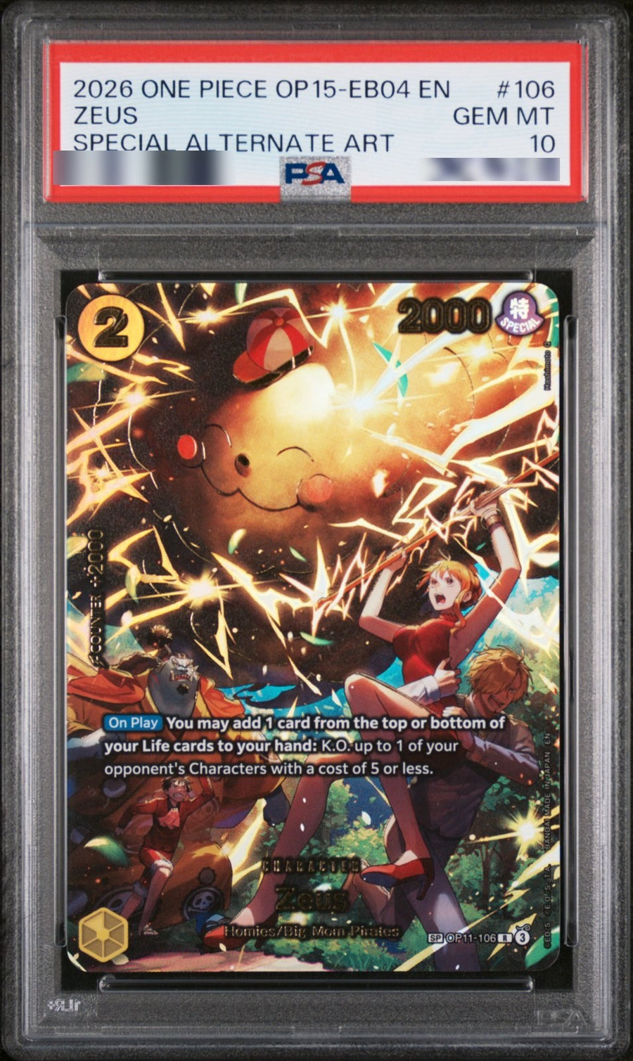 Zeus (SP) (PSA 10) - real photo