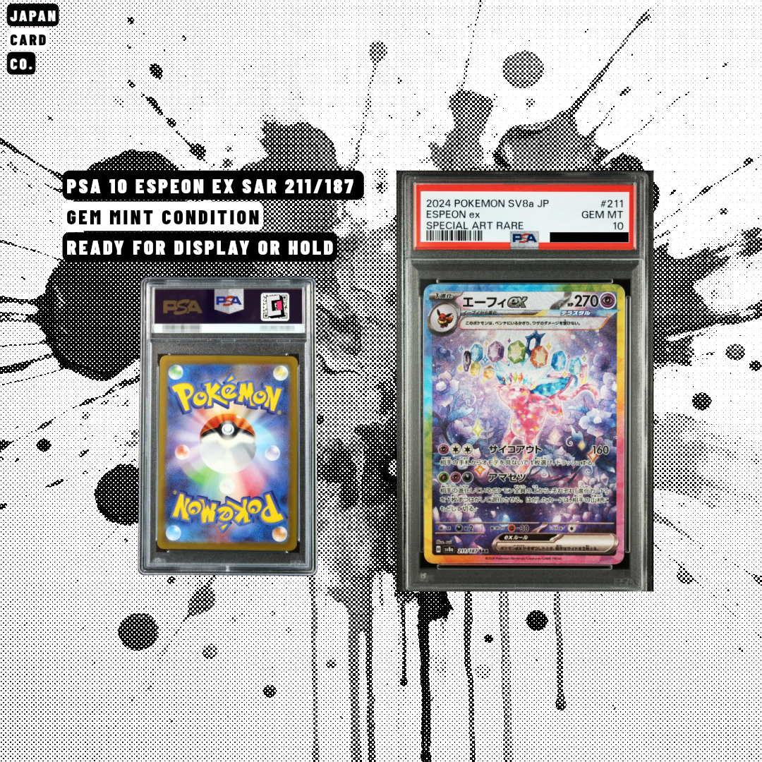🧠 PSA 10 Espeon ex SAR (211/187) — Japanese