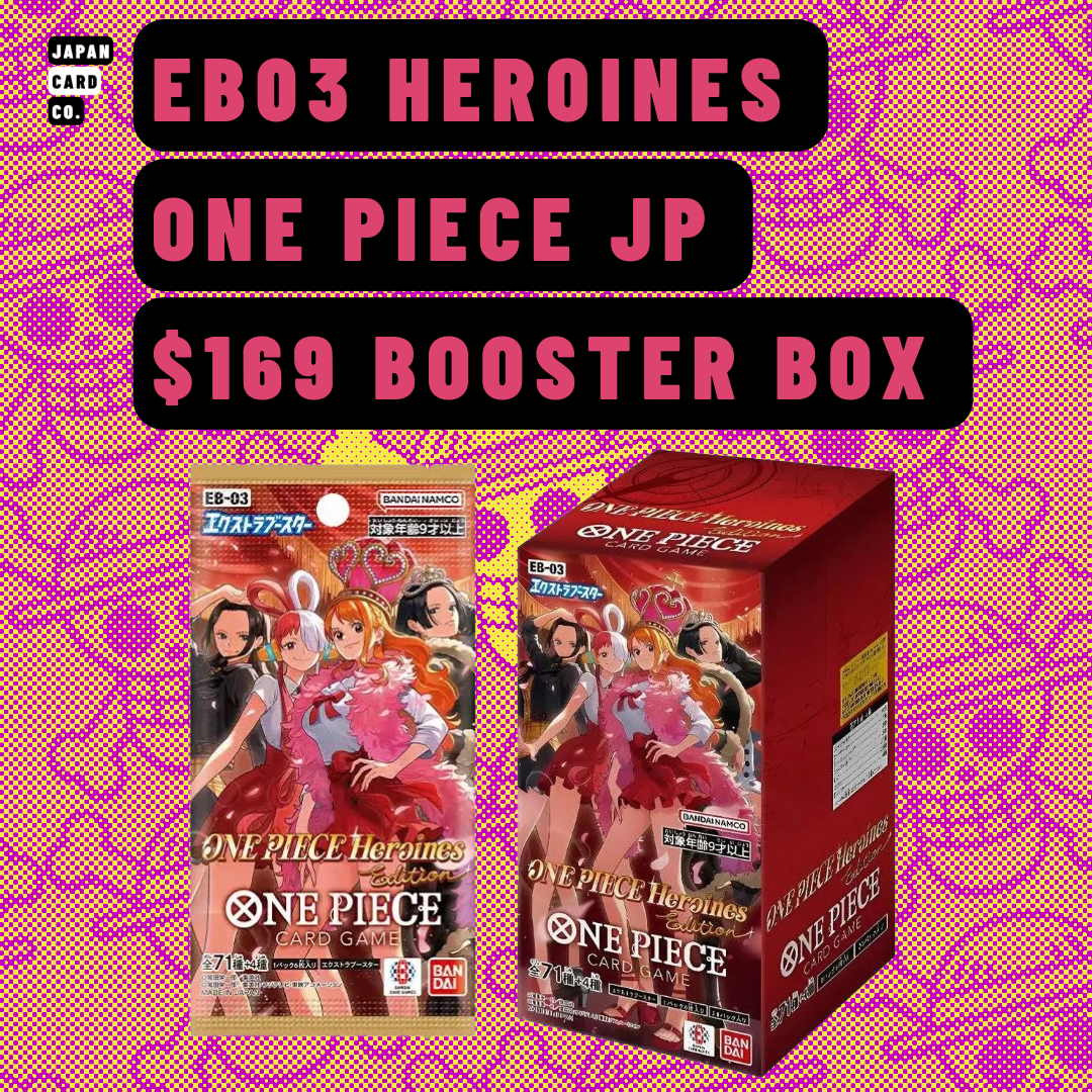 One Piece Card Game EB-03 Heroines Booster Box (Japanese) – Sealed