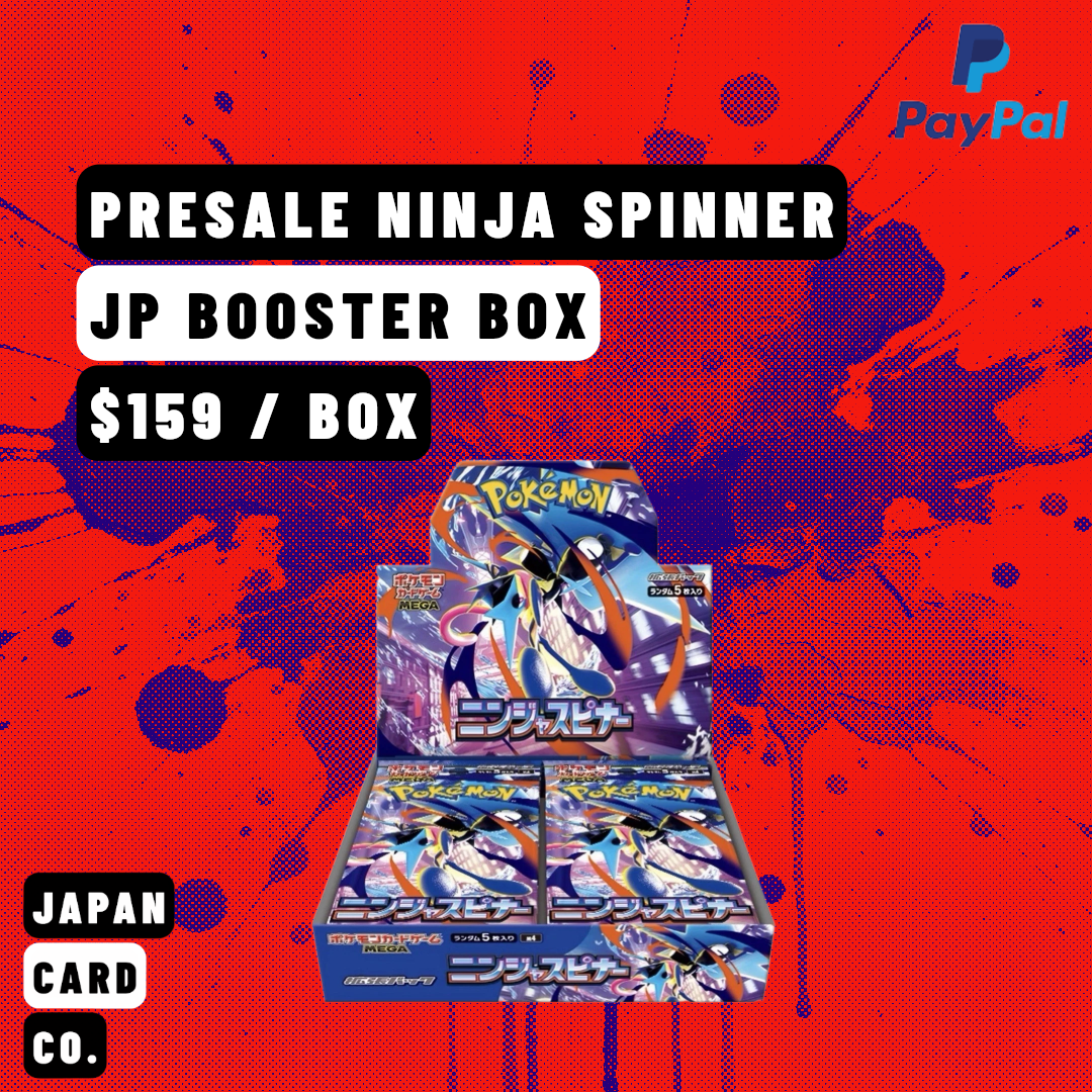 Pokemon Ninja Spinner Booster Box Japanese PRESALE | Sealed AU Stock Japan Card Co Pokemon Ninja Spinner Booster Box Japanese PRESALE | Sealed AU Stock Japan Card Co