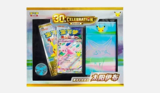 Pokémon Simplified Chinese 30th Anniversary Espeon Deluxe Deck Set – Sealed