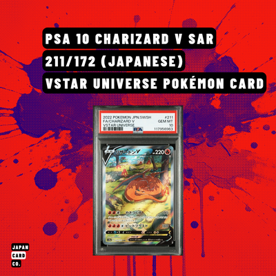 PSA 10 Charizard V SAR 211/172 (Japanese) – VSTAR Universe Pokémon Card